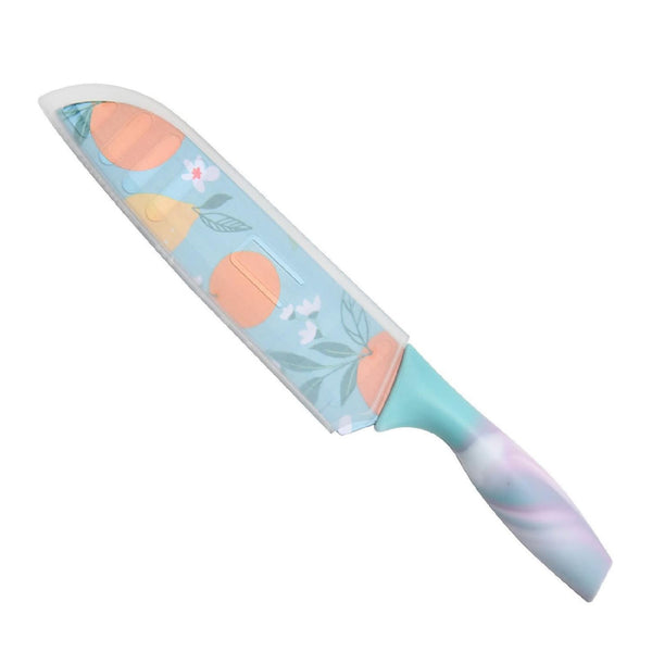 Fruit Printed Coated Blade Stainless Steel Kitchen Knife