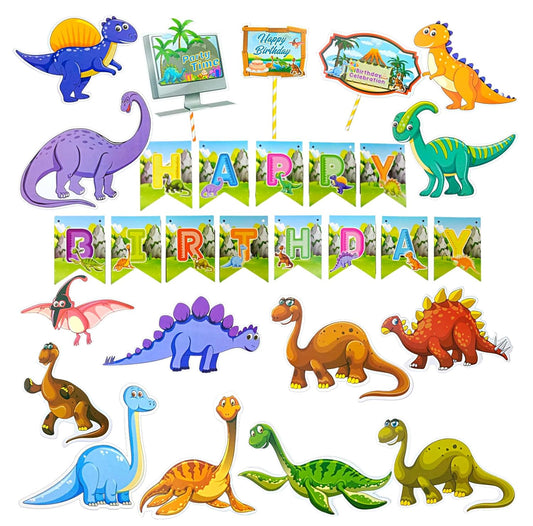 Dinosaur Birthday Party Banners